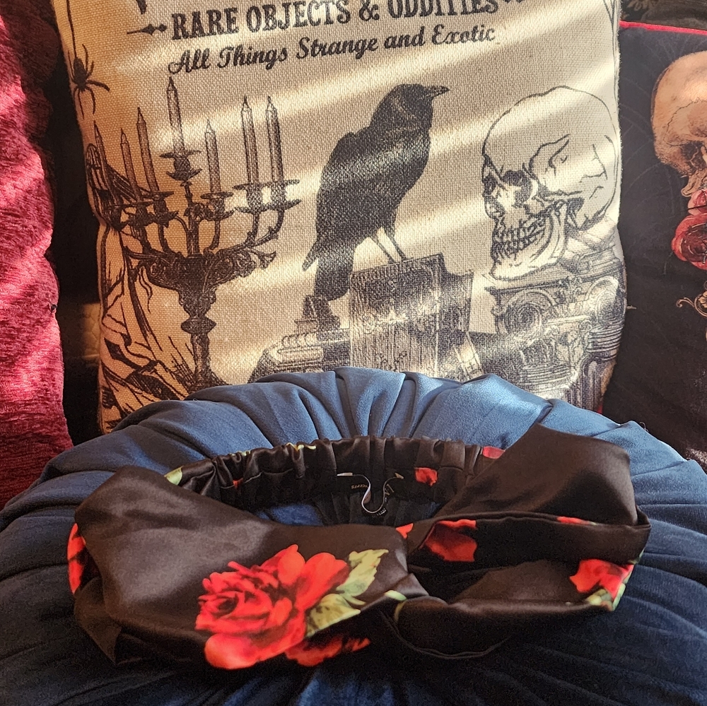 Satin Floral Headband